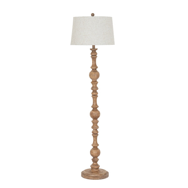 Seraphia Floor Lamp With Edged Linen Shade