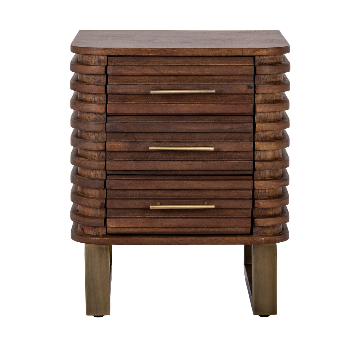 Strata Collection 3 Drawer Side Table — view 2