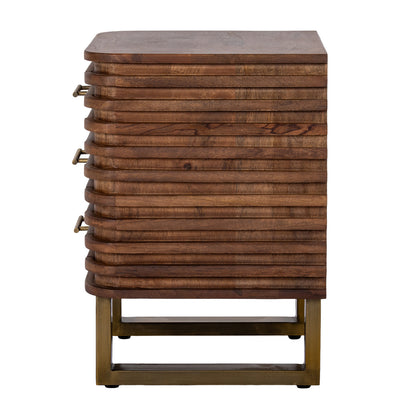 Strata Collection 3 Drawer Side Table — view 3