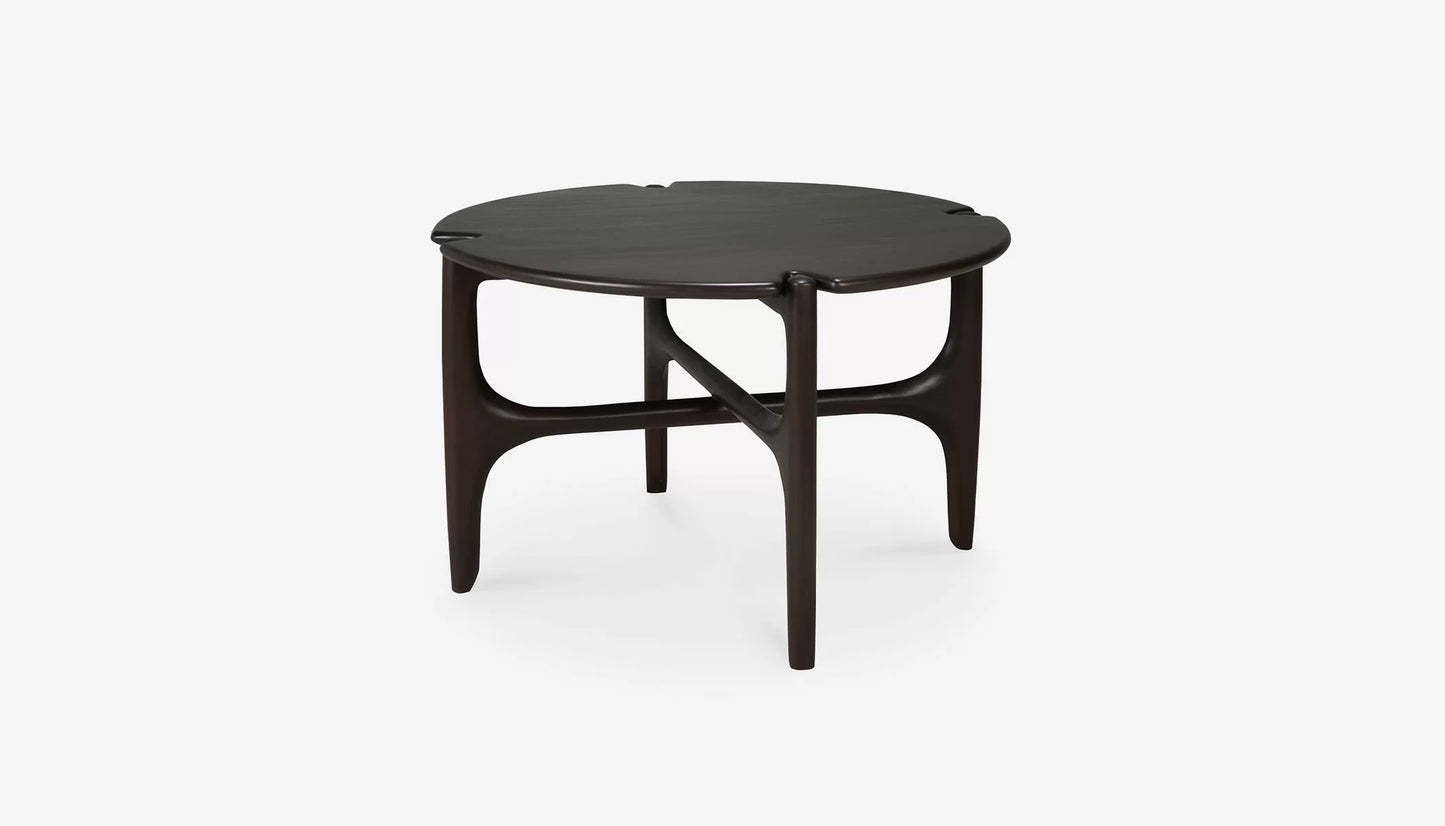 PI Round Small Coffee Table in Dark Brown