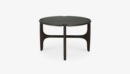 PI Round Small Coffee Table in Dark Brown