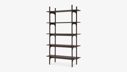 PI Shelving Unit in Dark Brown Finish
