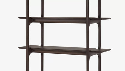 PI Shelving Unit in Dark Brown Finish