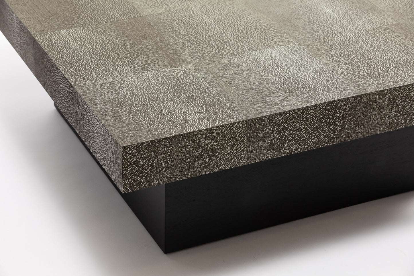 Cube Coffee Table Shagreen Leather