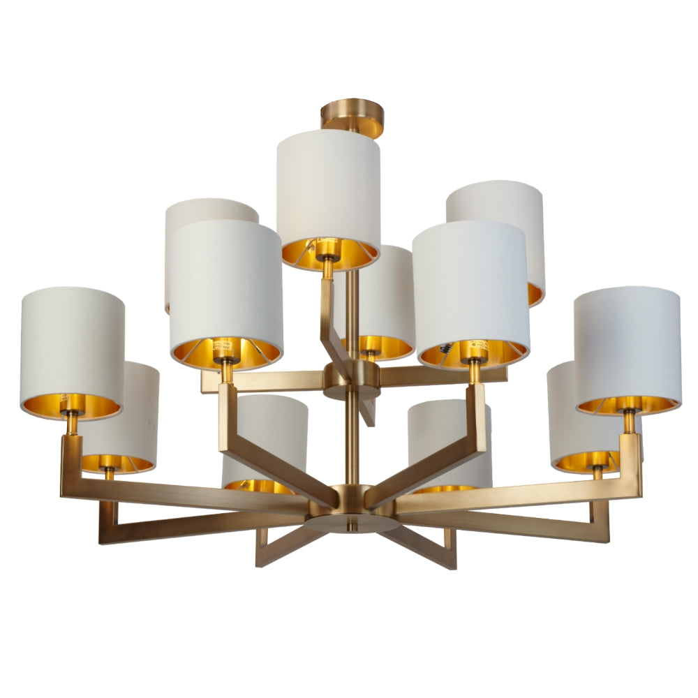 Ealga 4+8 Arm Chandelier