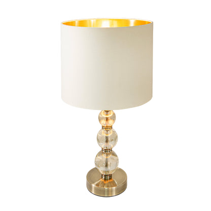 Petite Sophia Antique Brass Finish Table Lamp (Base Only)