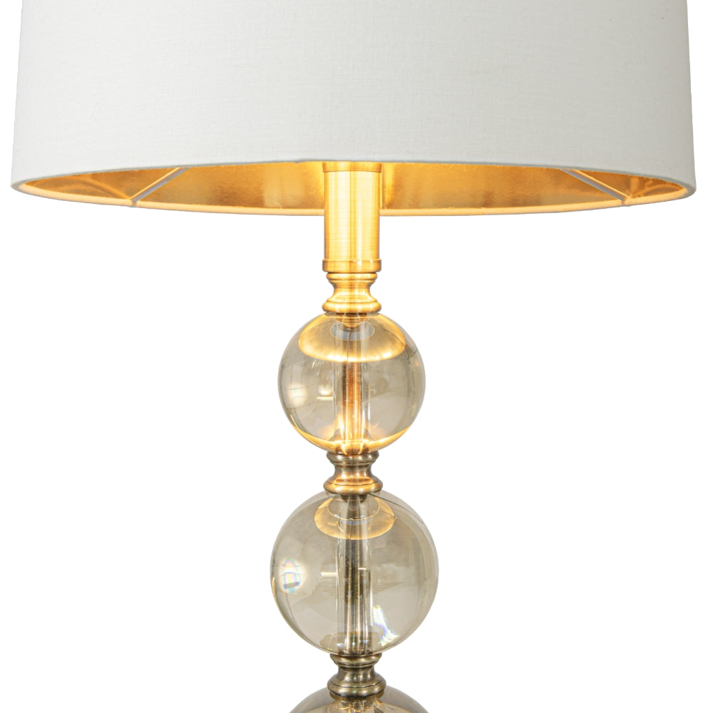 Sophia Antique Brass Finish Table Lamp (Base Only)
