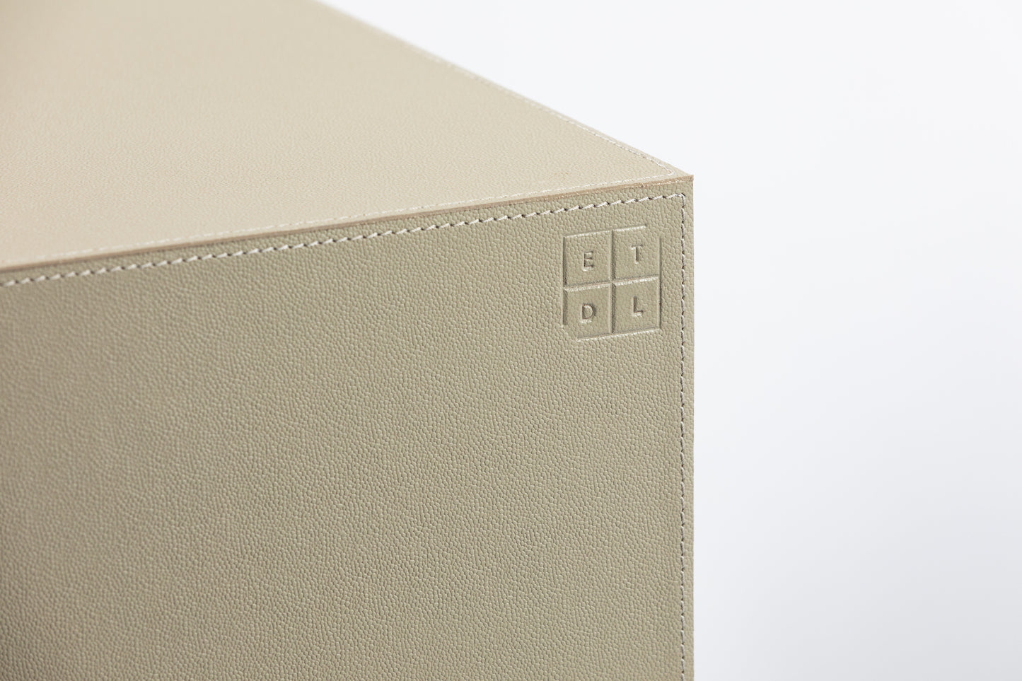 Arlington Cabinet French Grey Leather