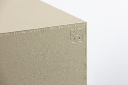 Arlington Cabinet French Grey Leather