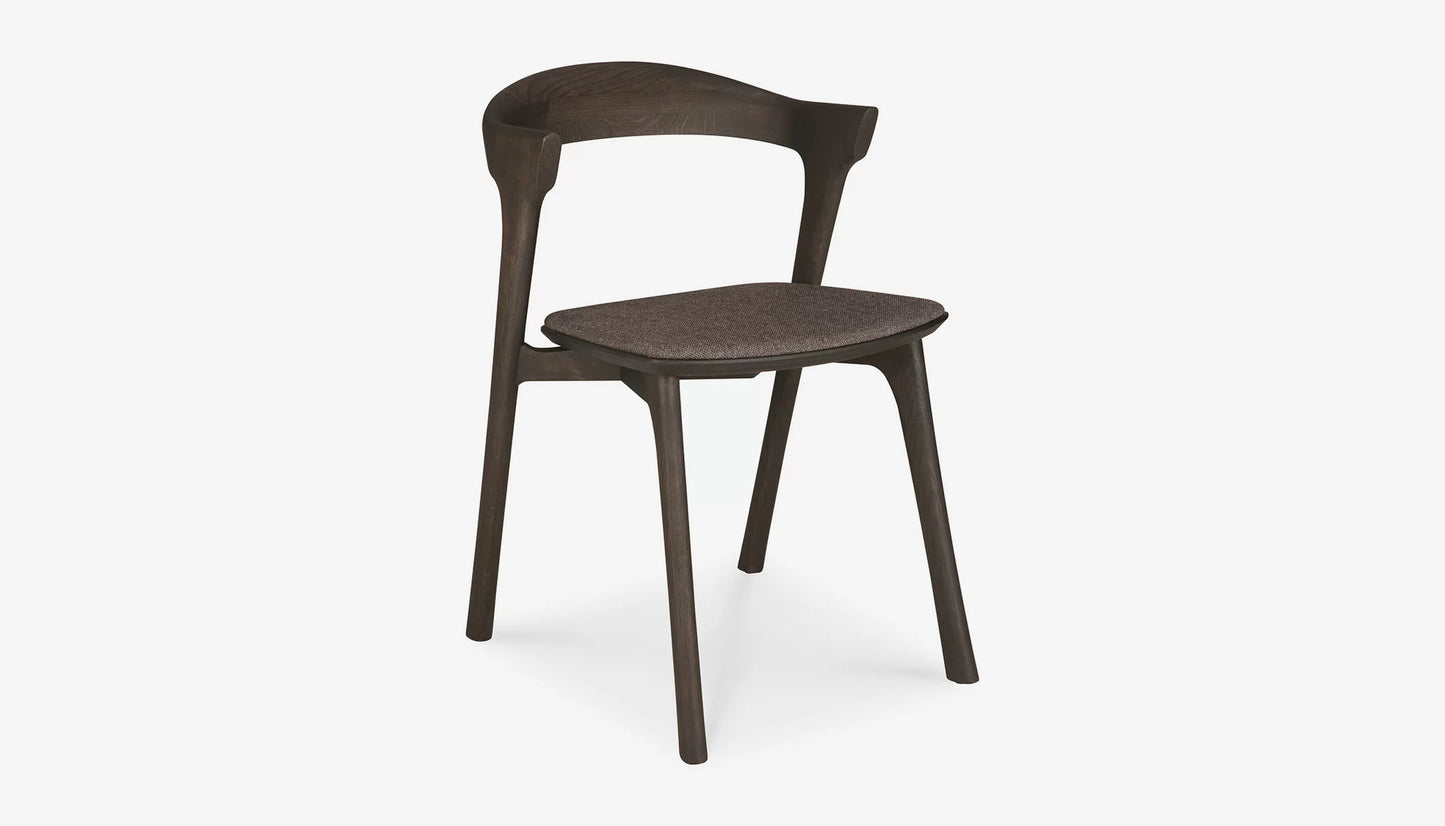 Bok Dining Chair in Fabric With Oak Finish