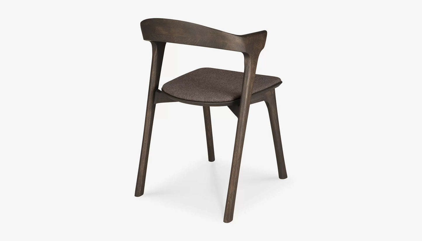 Bok Dining Chair in Fabric With Oak Finish