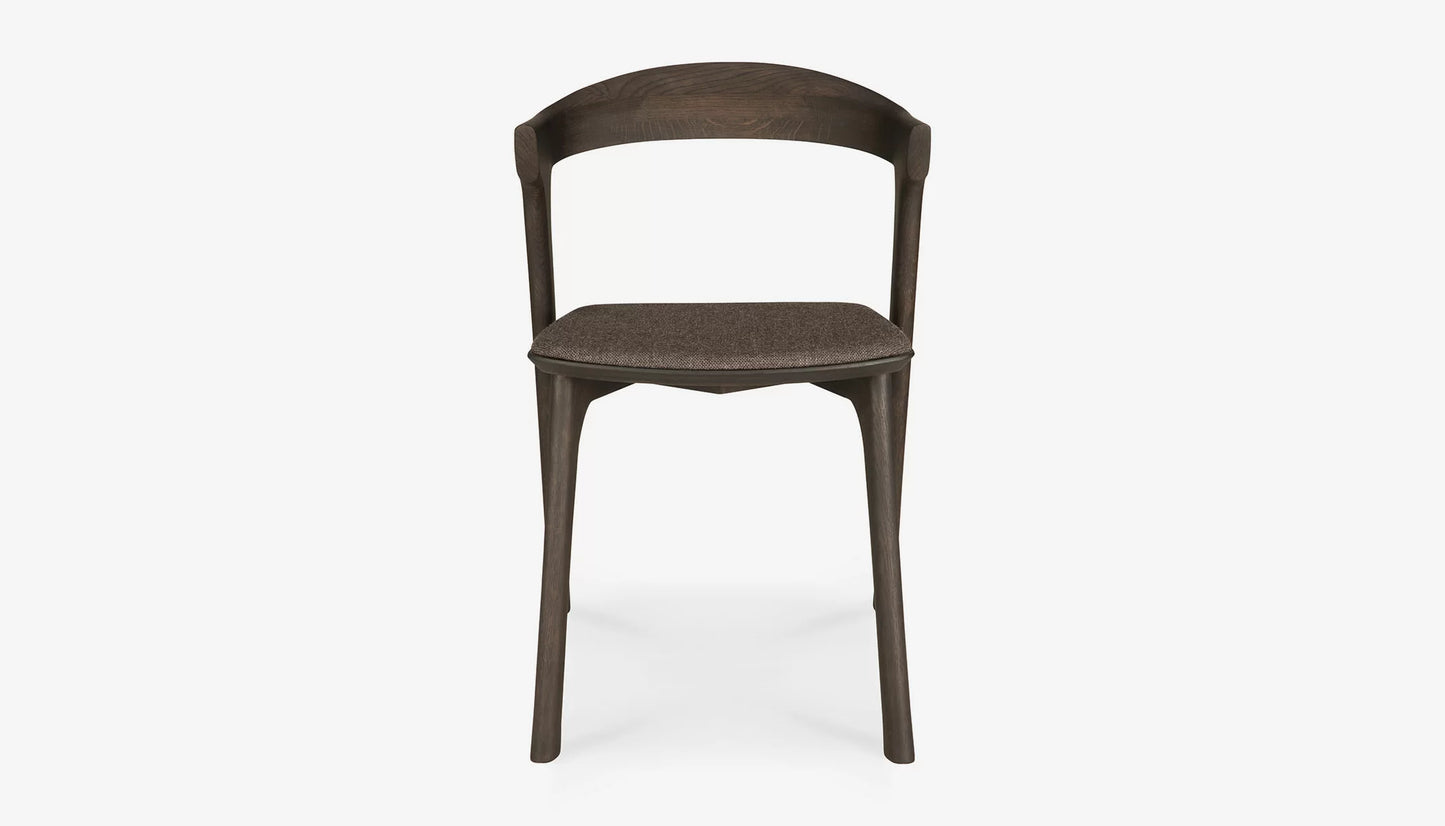 Bok Dining Chair in Fabric With Oak Finish