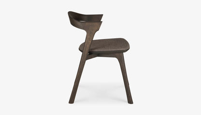 Bok Dining Chair in Fabric With Oak Finish