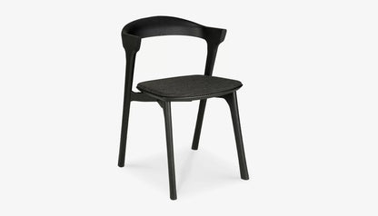 Bok Dining Chair in Fabric With Oak Finish
