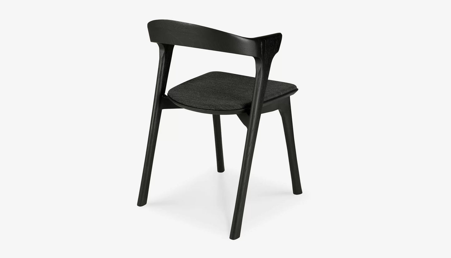 Bok Dining Chair in Fabric With Oak Finish