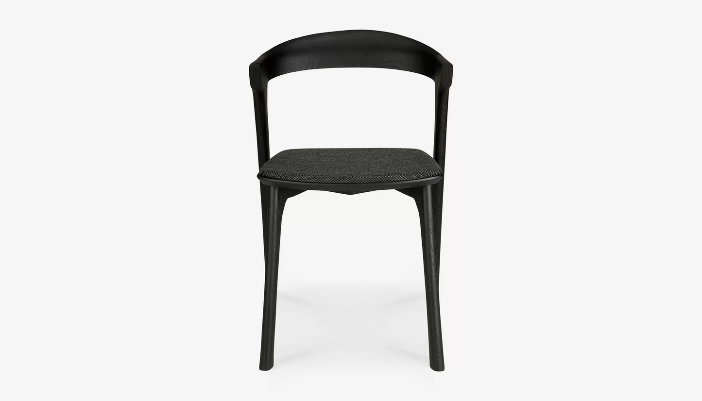 Bok Dining Chair in Fabric With Oak Finish