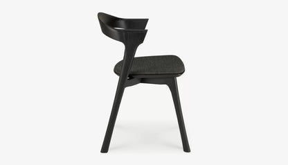 Bok Dining Chair in Fabric With Oak Finish