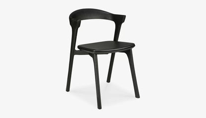 Bok Dining Chair in Fabric With Oak Finish