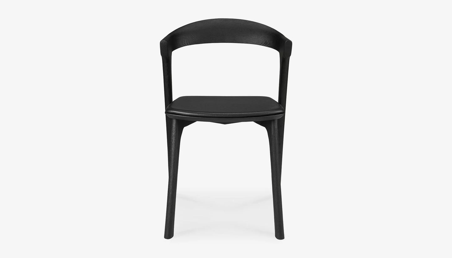 Bok Dining Chair in Fabric With Oak Finish