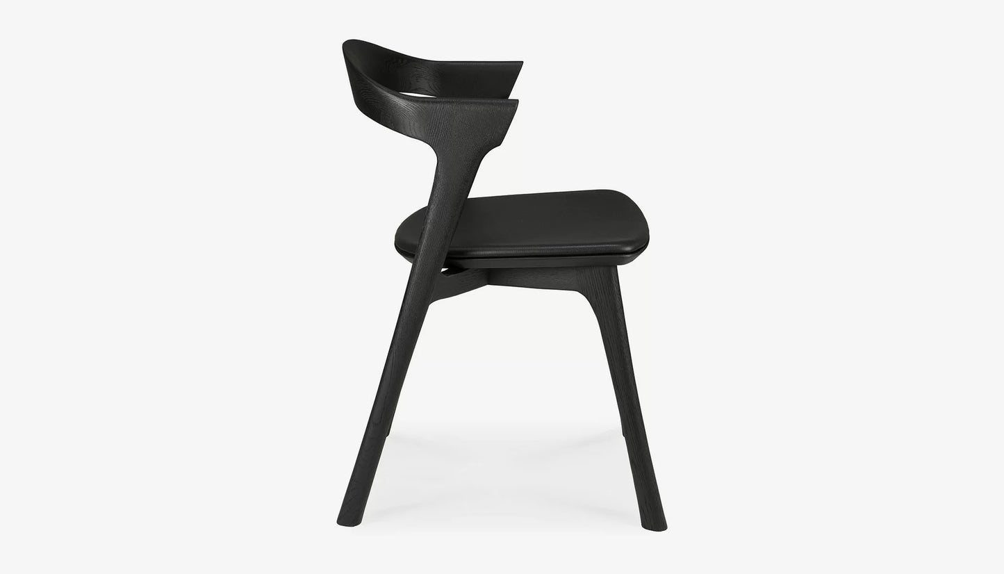 Bok Dining Chair in Fabric With Oak Finish