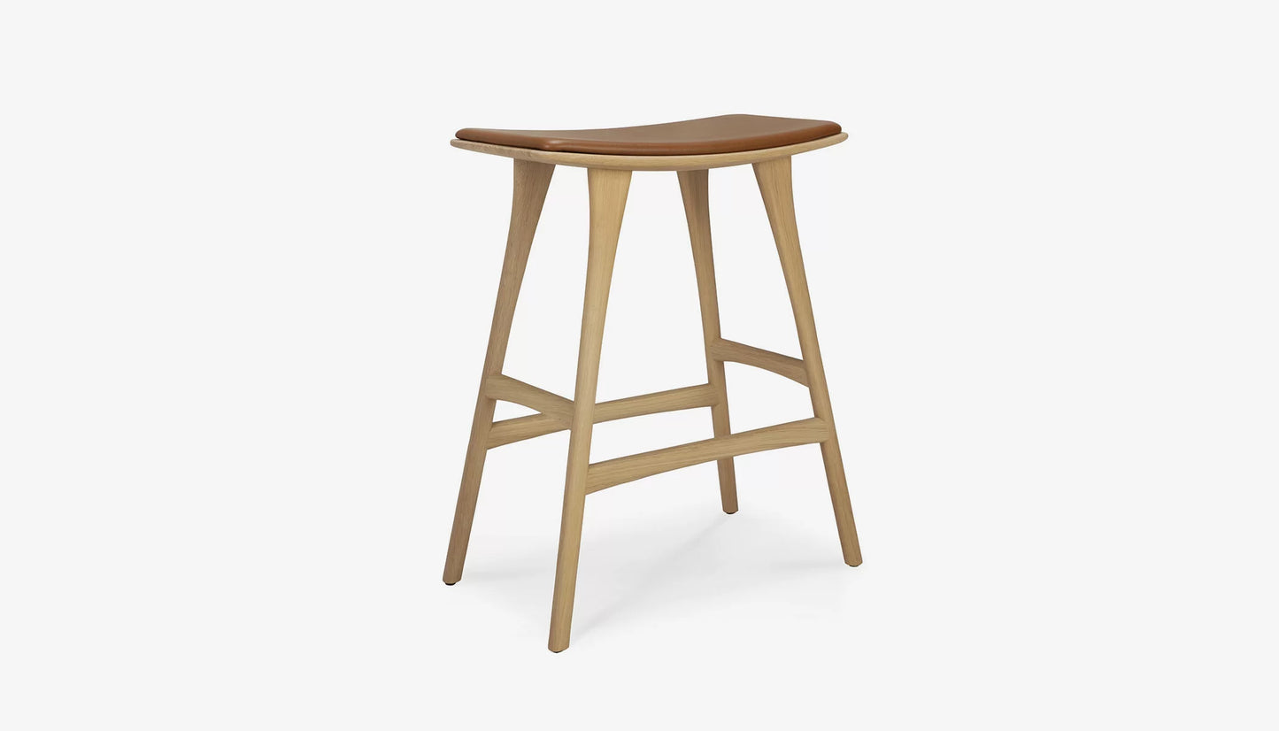Osso Counter Stool in Leather