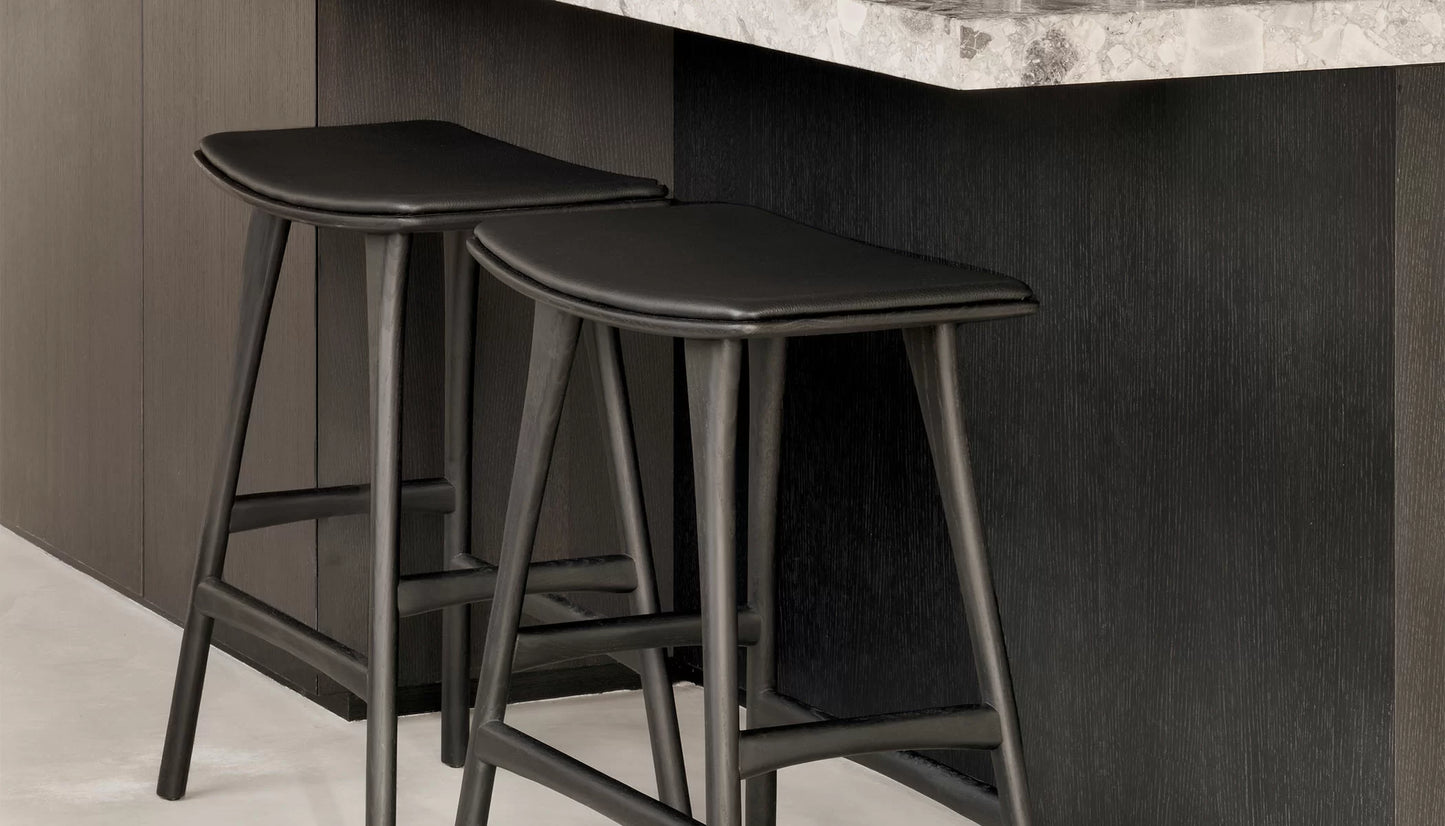 Osso Counter Stool in Leather