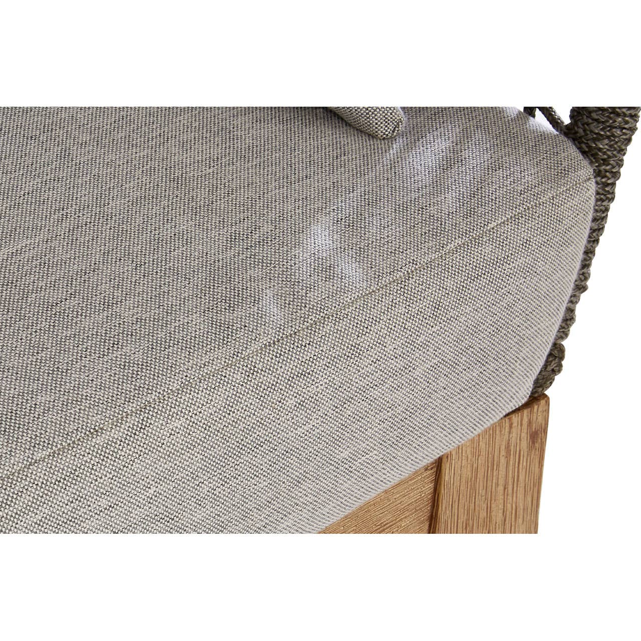 Opus 3 Seat Grey Sofa with Wooden Legs