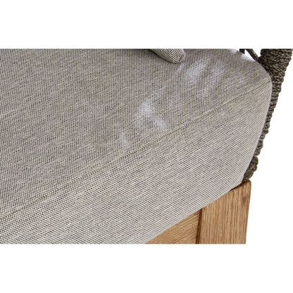 Opus 3 Seat Grey Sofa with Wooden Legs