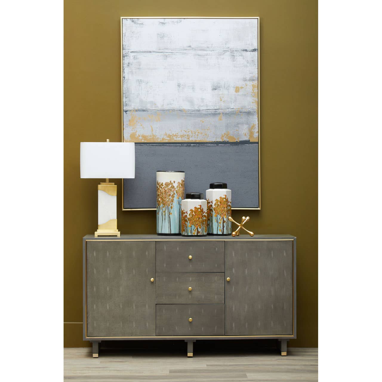 Prato Gold Finish Jack Sculpture