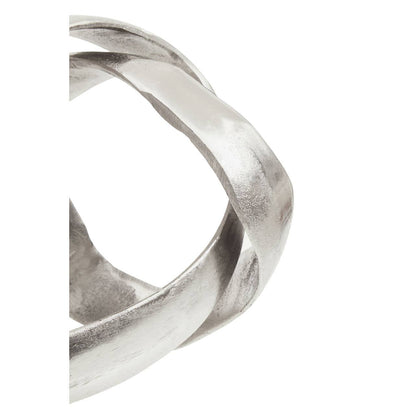 Prato Silver Finish Knot Sculpture