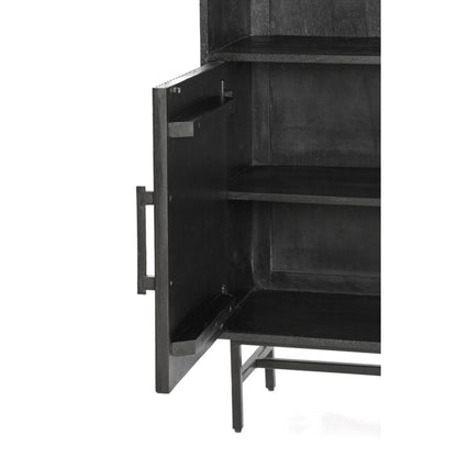 Dubaku Wooden Cabinet - Black