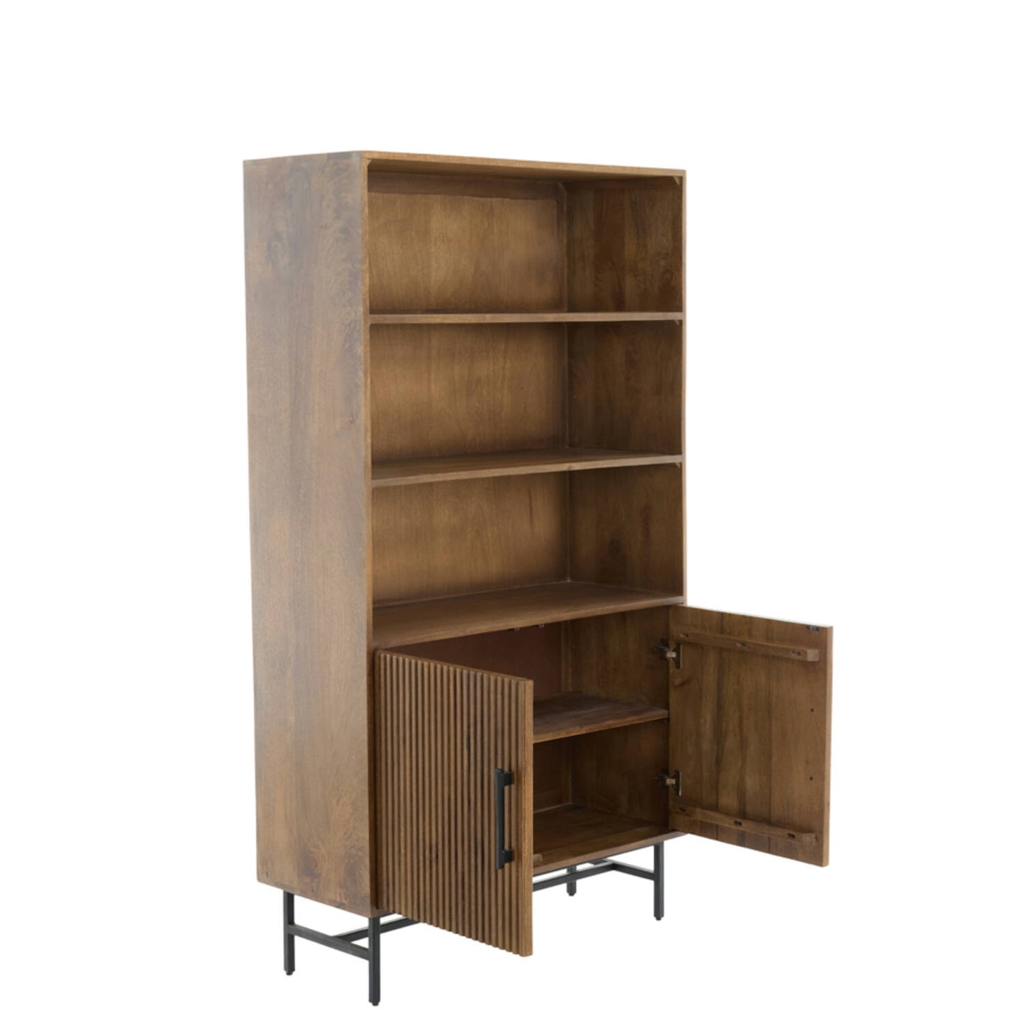 Dubaku Wooden Cabinet - Dark Brown