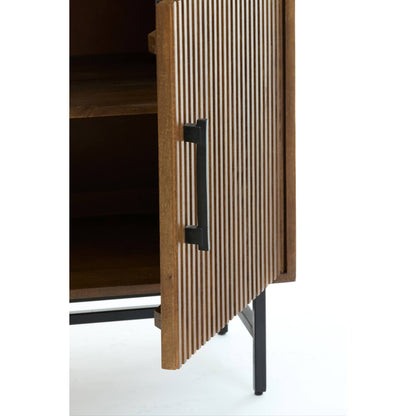 Dubaku Wooden Cabinet - Dark Brown