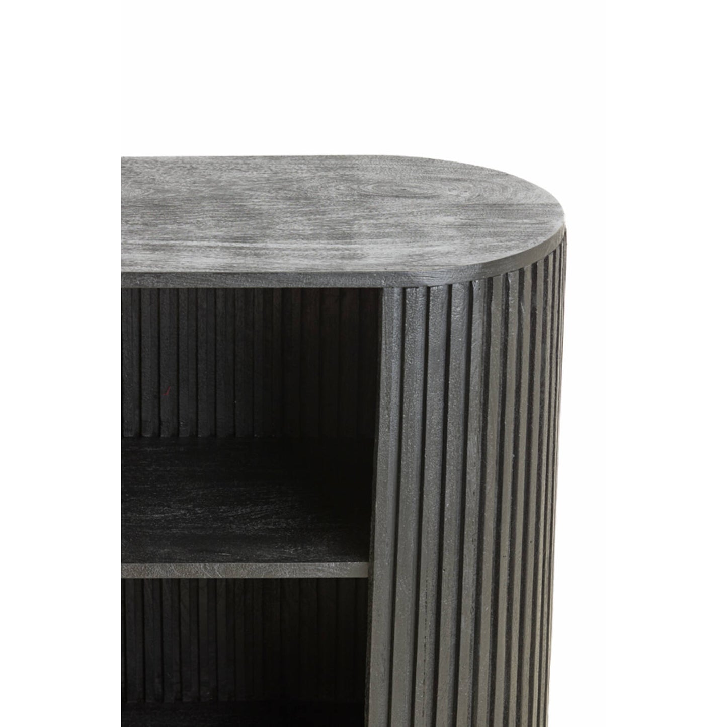 Dumosi Small Wooden Cabinet - Black