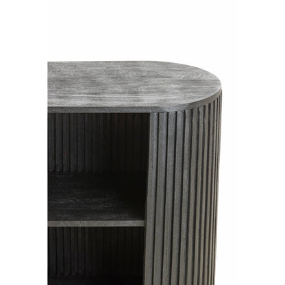 Dumosi Small Wooden Cabinet - Black