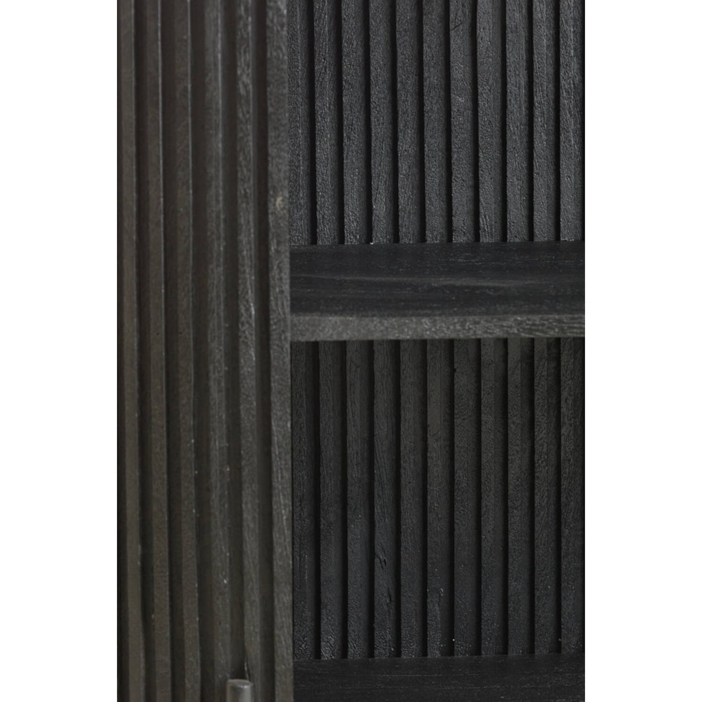 Dumosi Small Wooden Cabinet - Black