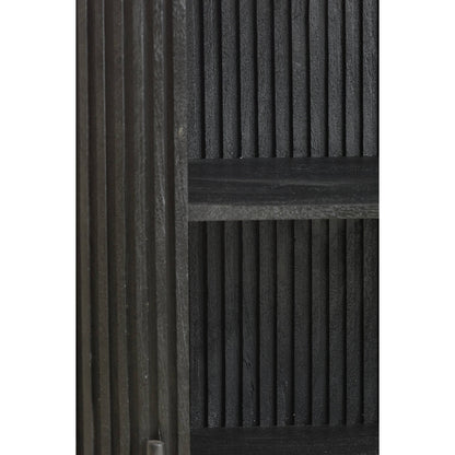Dumosi Small Wooden Cabinet - Black