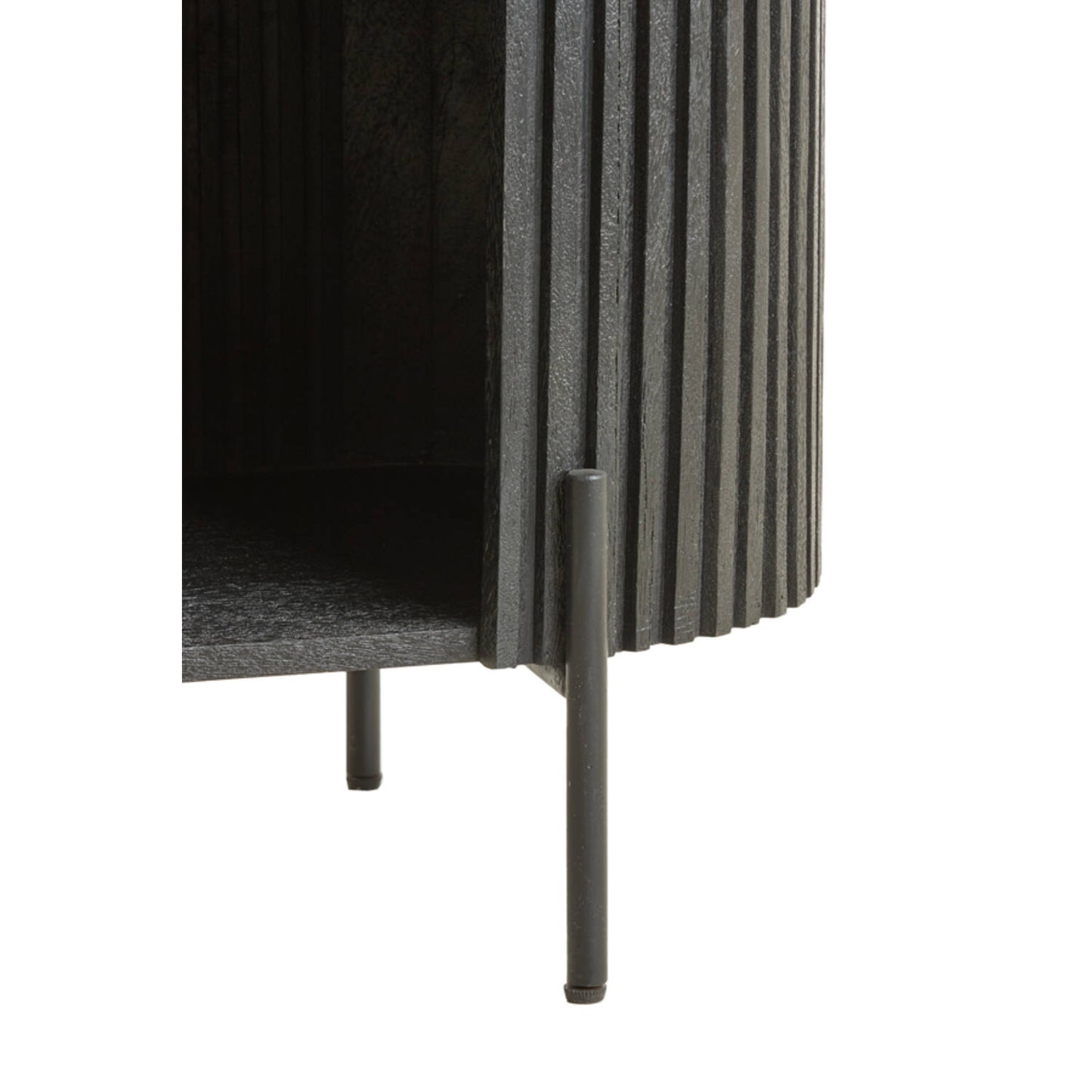 Dumosi Small Wooden Cabinet - Black