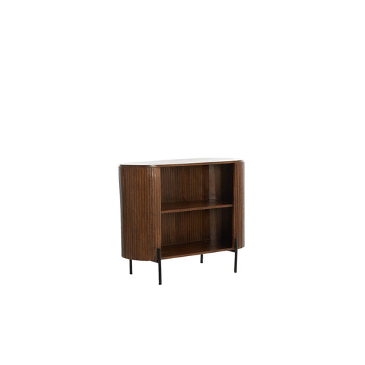Dumosi Small Wooden Cabinet - Dark Brown
