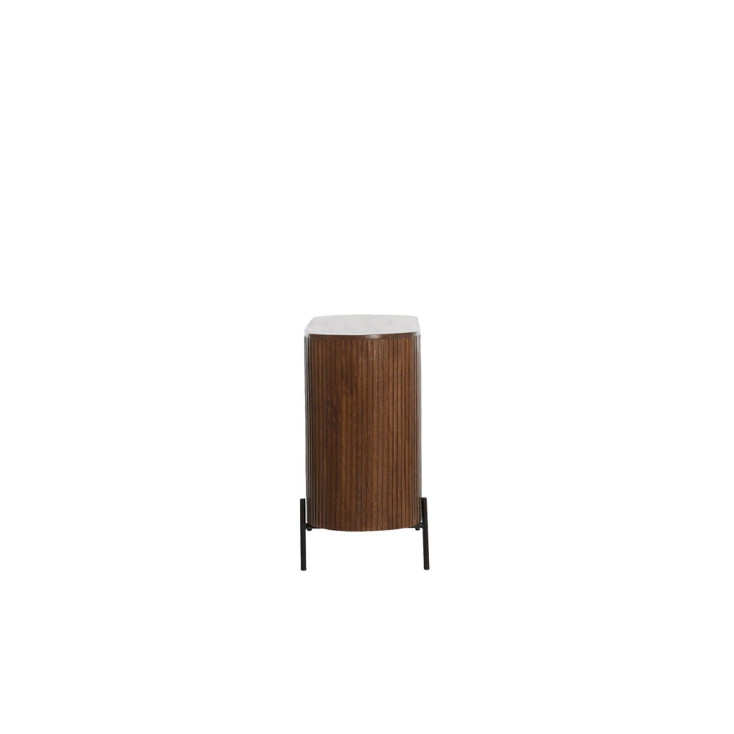 Dumosi Small Wooden Cabinet - Dark Brown