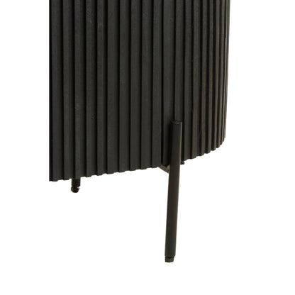 Dumosi Wooden 2 Door Sideboard - Black