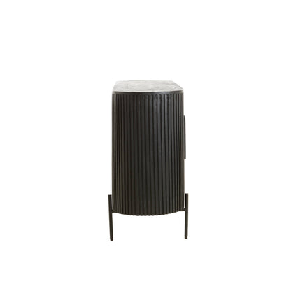 Dumosi Wooden 2 Door Sideboard - Black