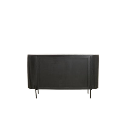 Dumosi Wooden 2 Door Sideboard - Black