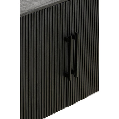 Dumosi Wooden 2 Door Sideboard - Black