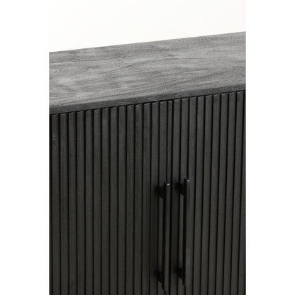 Dumosi Wooden 2 Door Sideboard - Black