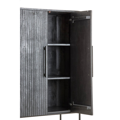 Dumosi Wooden Cabinet - Black