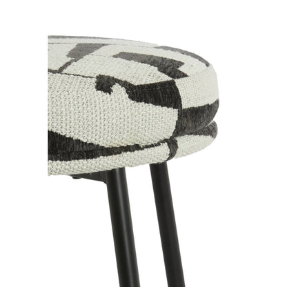 Harvie Cream & Black Dining Chair