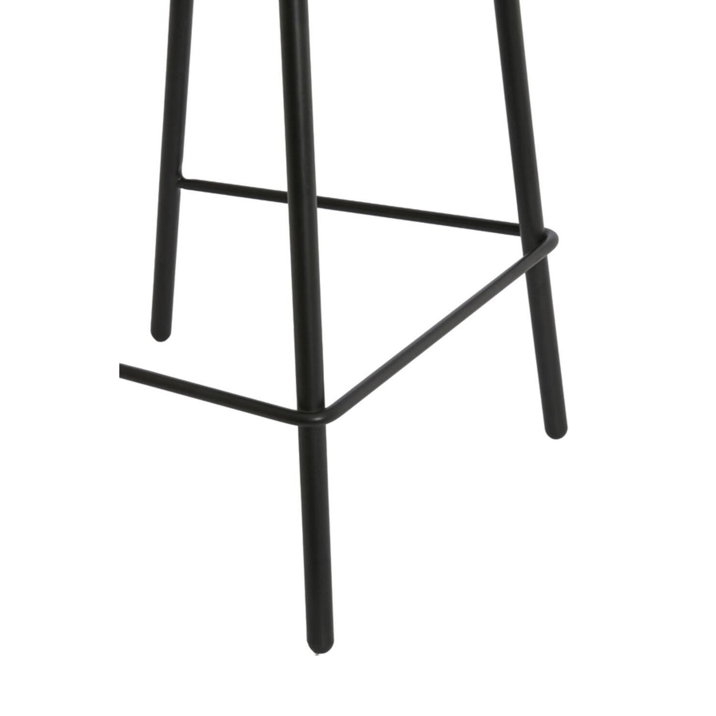 Harvie Cream & Black Bar Stool