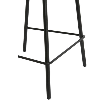 Harvie Cream & Black Bar Stool