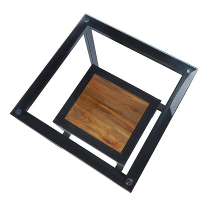 Cibo Side Table with Shelf — view 3